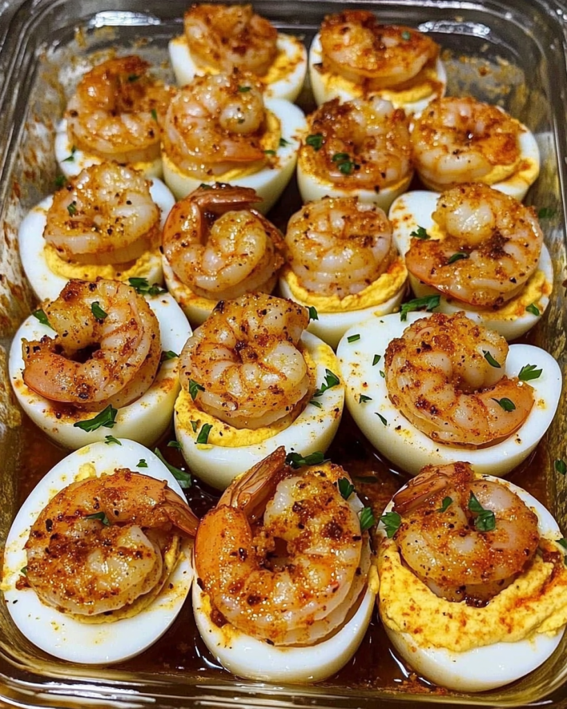 Cajun Shrimp Deviled Eggs: A Spicy Twist on a Classic