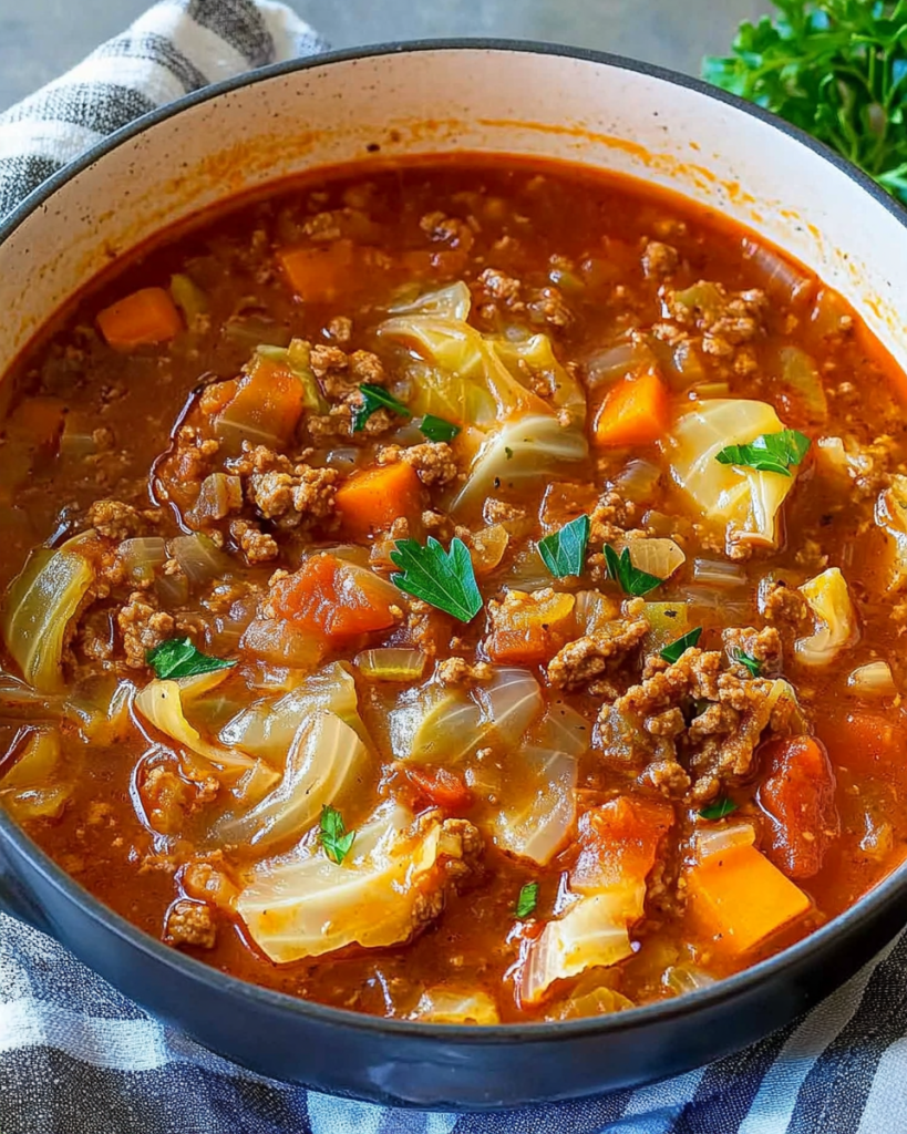 Easy Cabbage Roll Soup: A Comforting and Hearty Dish