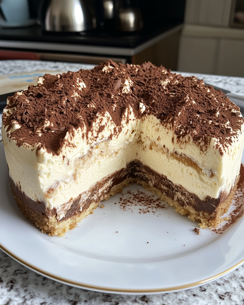 No-Bake Tiramisu Cheesecake: A Decadent Delight