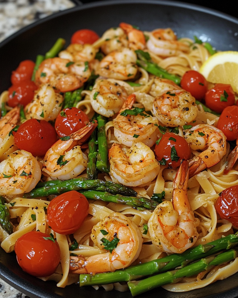 Shrimp and Asparagus Pasta: A Delightful, Easy Dinner