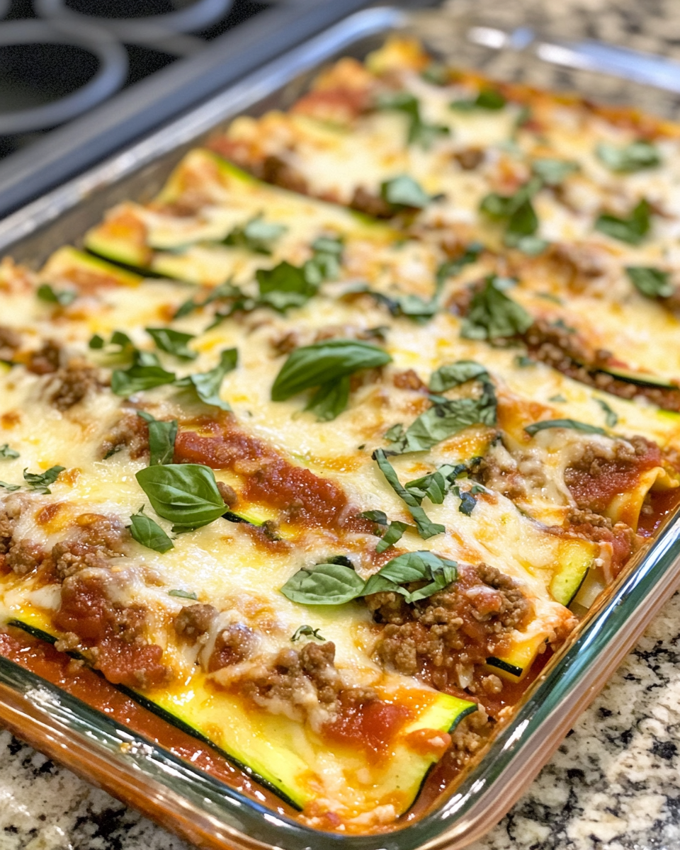 Zucchini Lasagna: A Low-Carb, Flavor-Packed Delight