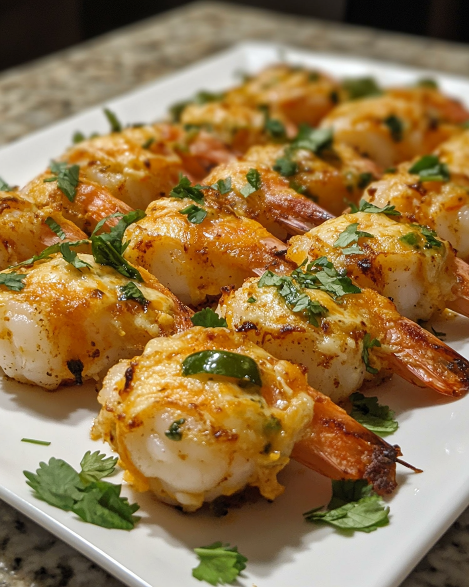 Jalapeño Popper Stuffed Shrimp: A Spicy, Cheesy Delight