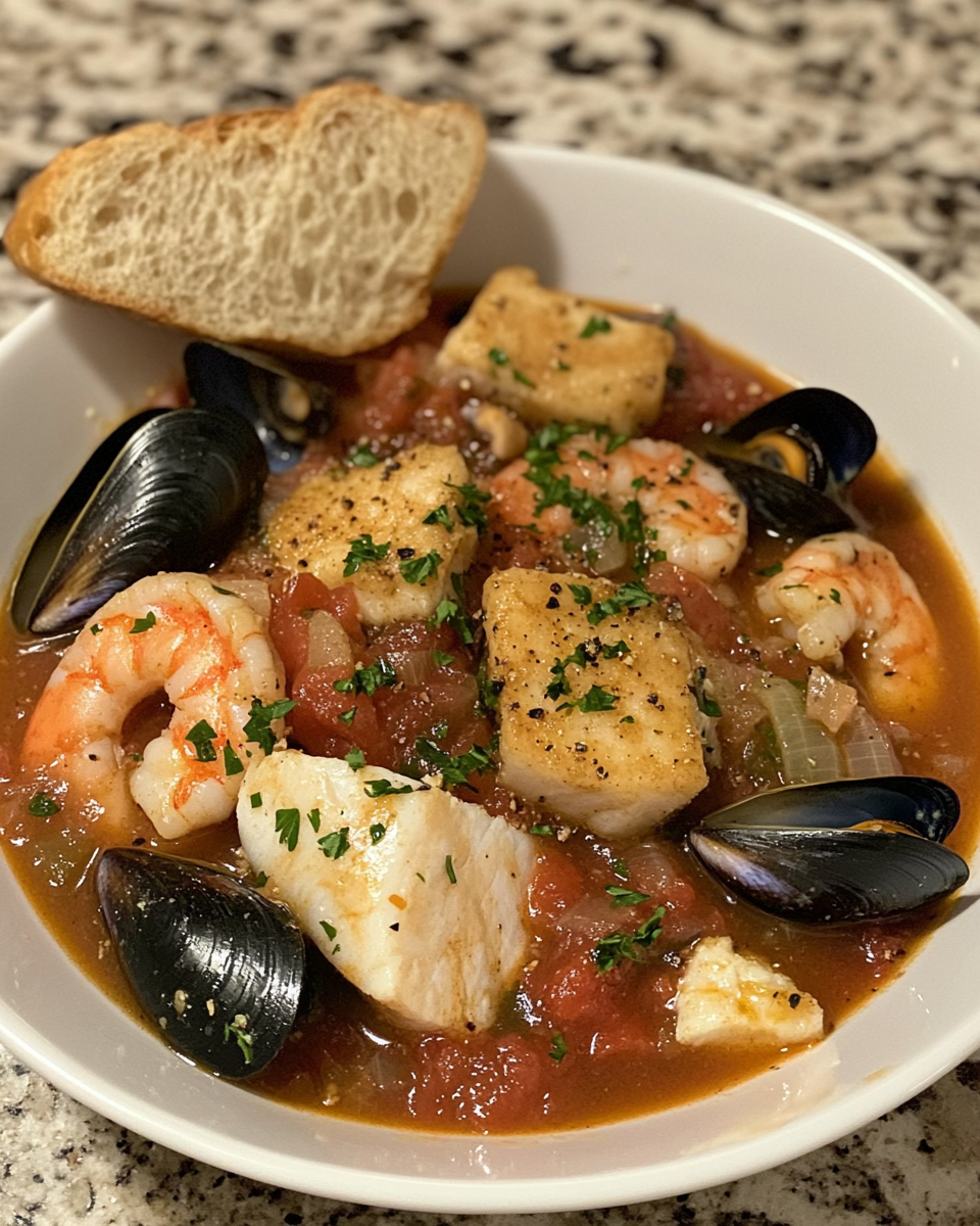 Italian Fisherman’s Stew (Cacciucco)