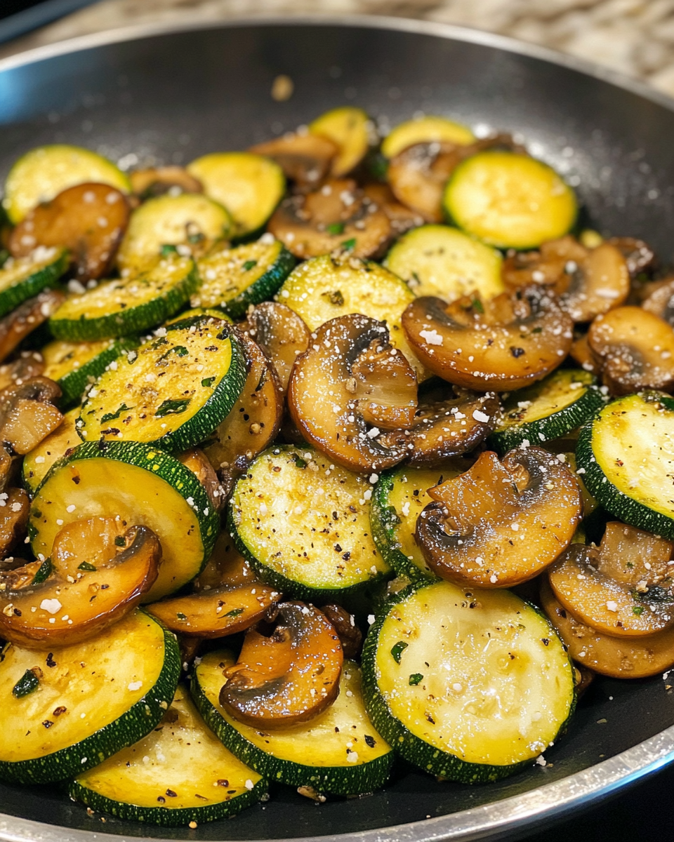 Low-Carb Sautéed Zucchini with Mushroom: A Healthy Delight