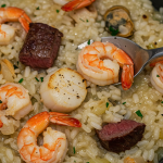 Seafood and Steak Risotto