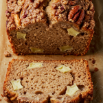 Apple Bread with Cinnamon Pecan Crunch