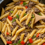 Philly Cheesesteak Pasta