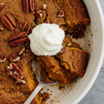 Homemade Pumpkin Pecan Cobbler