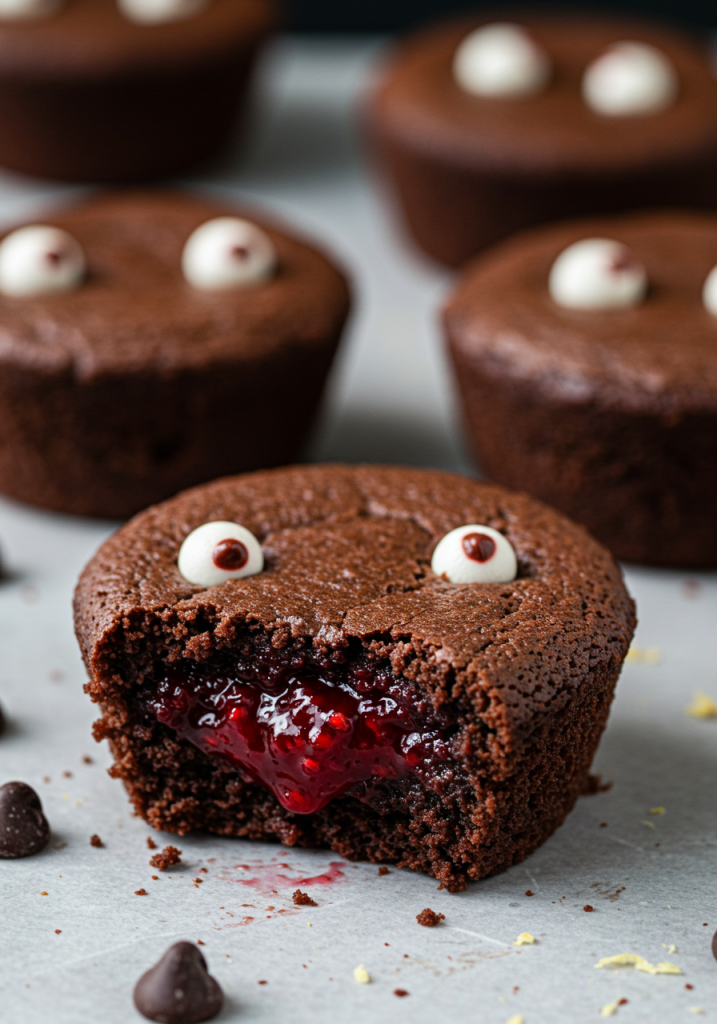 Vampire Brownie Bites