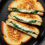 Spinach and Feta Grilled Cheese