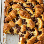 Chocolate Croissant Breakfast Bake