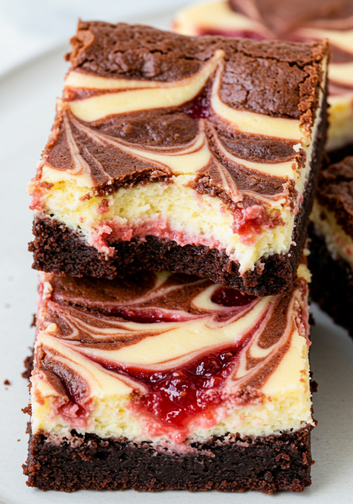 Strawberry Cheesecake Brownie