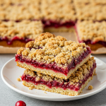 Cranberry Crumble Bars