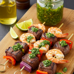 Skewers Surf & Turf Meets Chimichurri