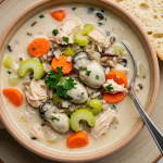 Easy Turkey, Wild Rice & Oyster Soup