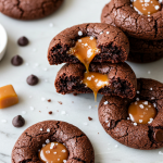 Salted Caramel Brownie Cookies