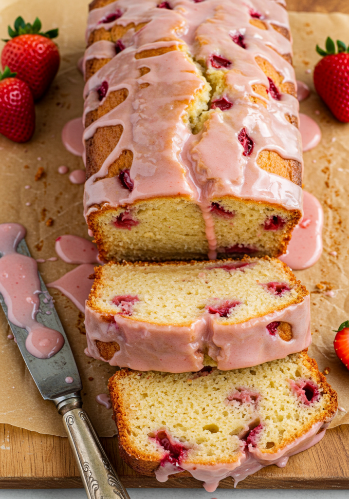 Strawberry Sour Cream Bread