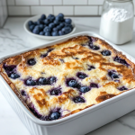 Blueberry Buttermilk Pancake Casserole