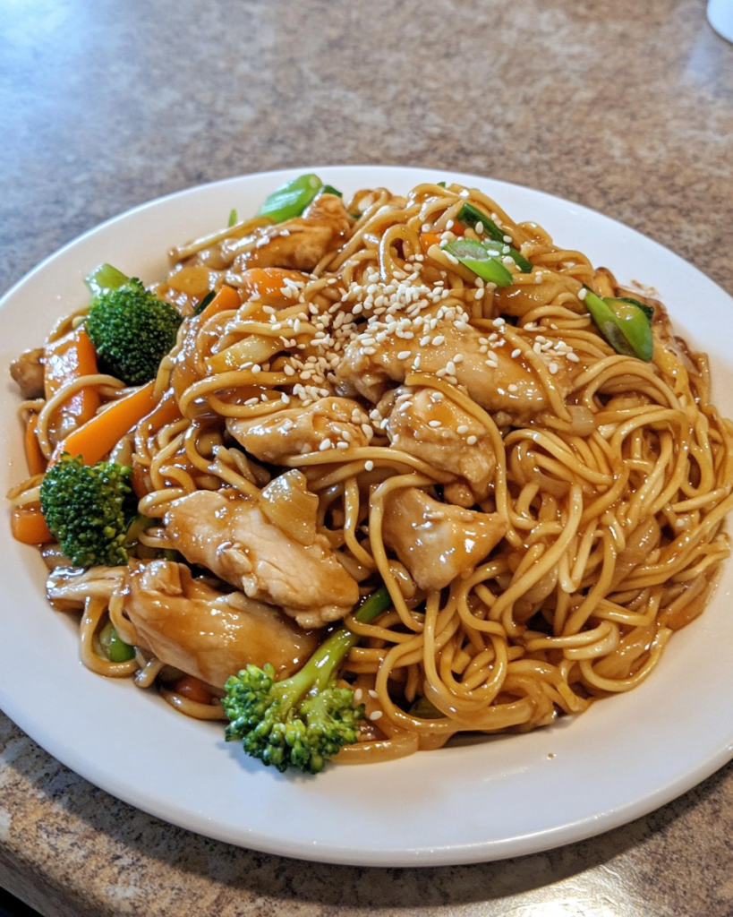 Chicken Teriyaki Noodles