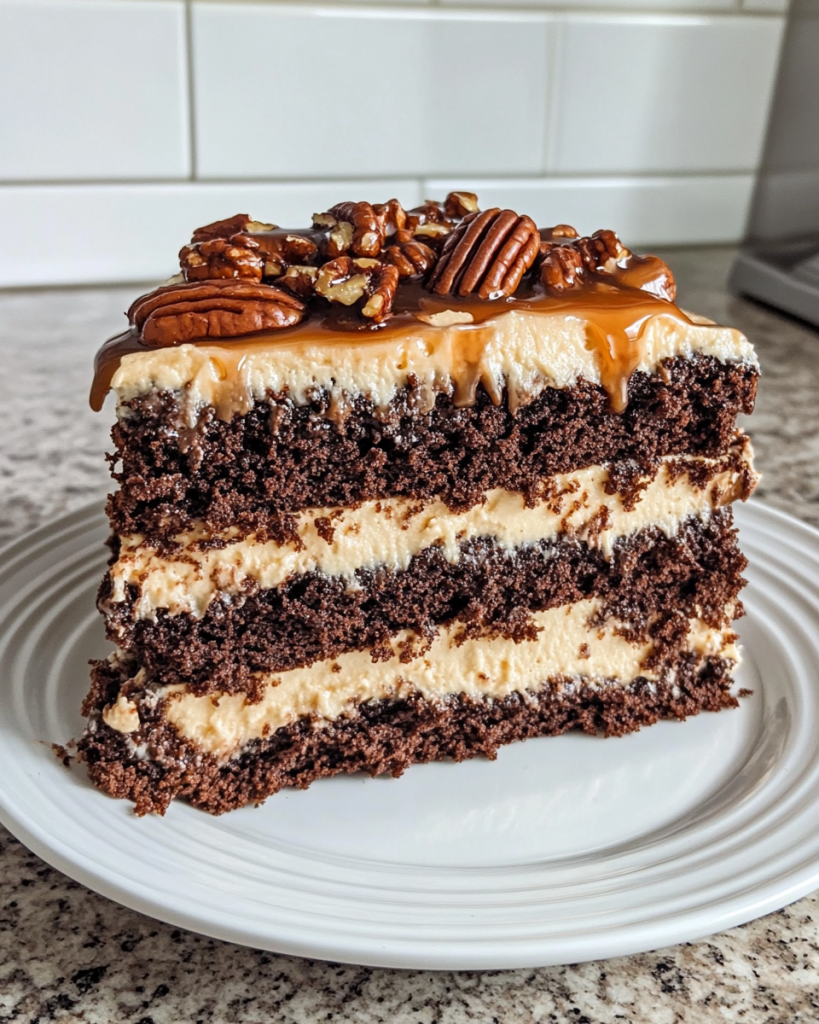 Chocolate Pecan Dream Cake