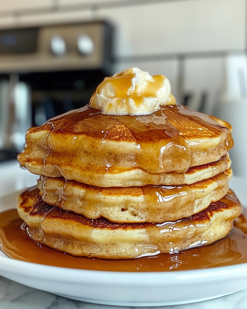 Cinnamon Roll Pancakes