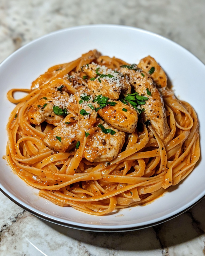 Garlic Butter Chicken Pasta