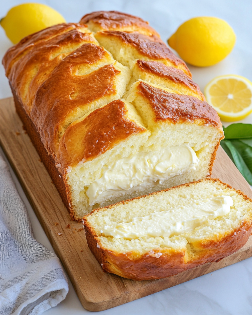 Lemon Cream Cheese Bread