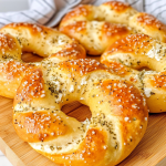 Mozzarella Stuffed Soft Pretzels