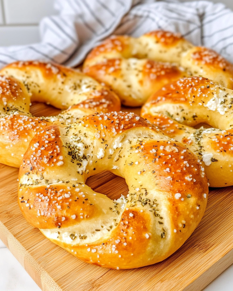 Mozzarella Stuffed Soft Pretzels