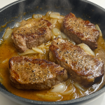 Onion Gravy Smothered Steak