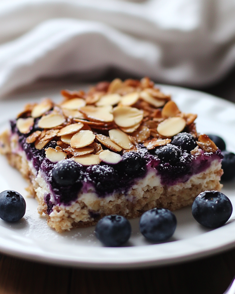 Blueberry Cottage Cheese Breakfast Bake