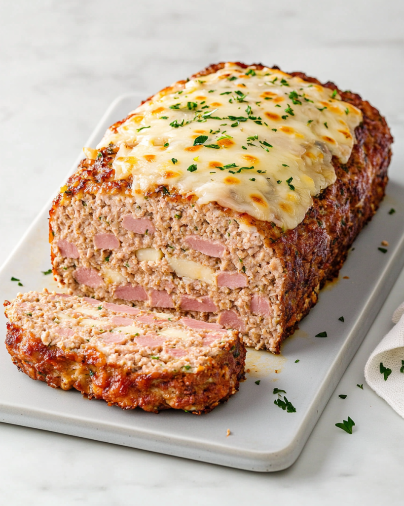 Chicken Cordon Bleu Meatloaf