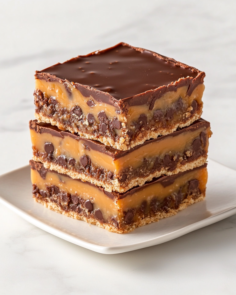 Chocolate Chip Caramel Bars