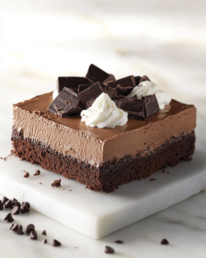 Chocolate Mousse Brownies