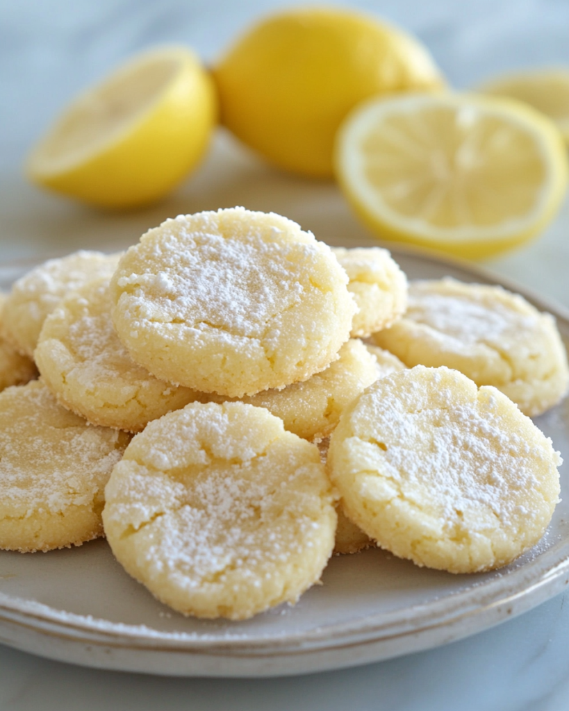 Lemon Shortbread Cookies