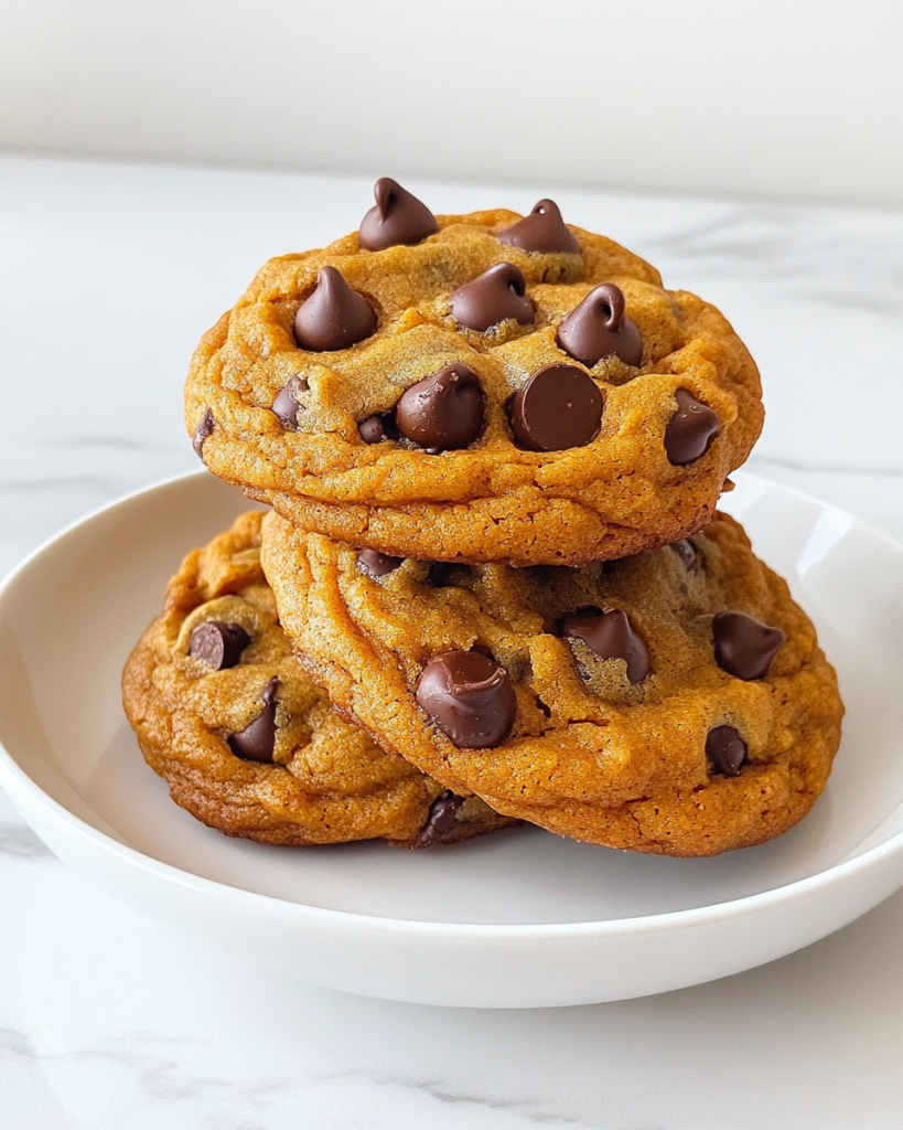 Pumpkin Chocolate Chip Cookies