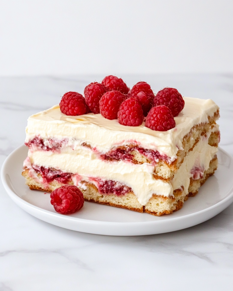 White Chocolate Raspberry Tiramisu