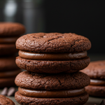 Double Chocolate Sandwich Cookies