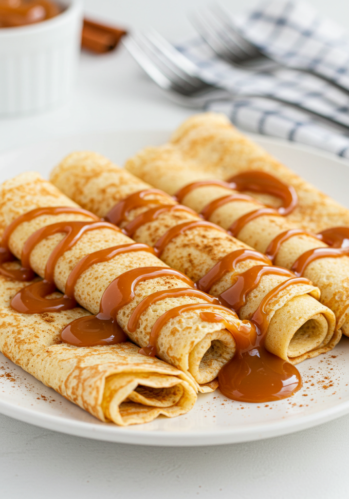 Cinnamon Roll Protein Crepes