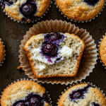 Blueberry Cottage Cheese Muffins