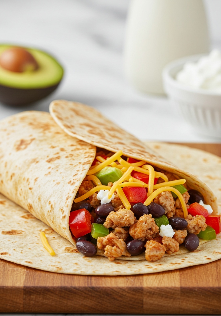 High-Protein Breakfast Burrito