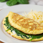 Spinach & Cheese Omelette