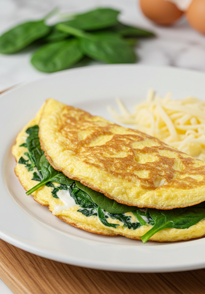 Spinach & Cheese Omelette