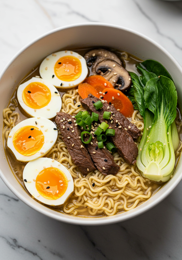 Slow Cooker Beef Ramen Noodles