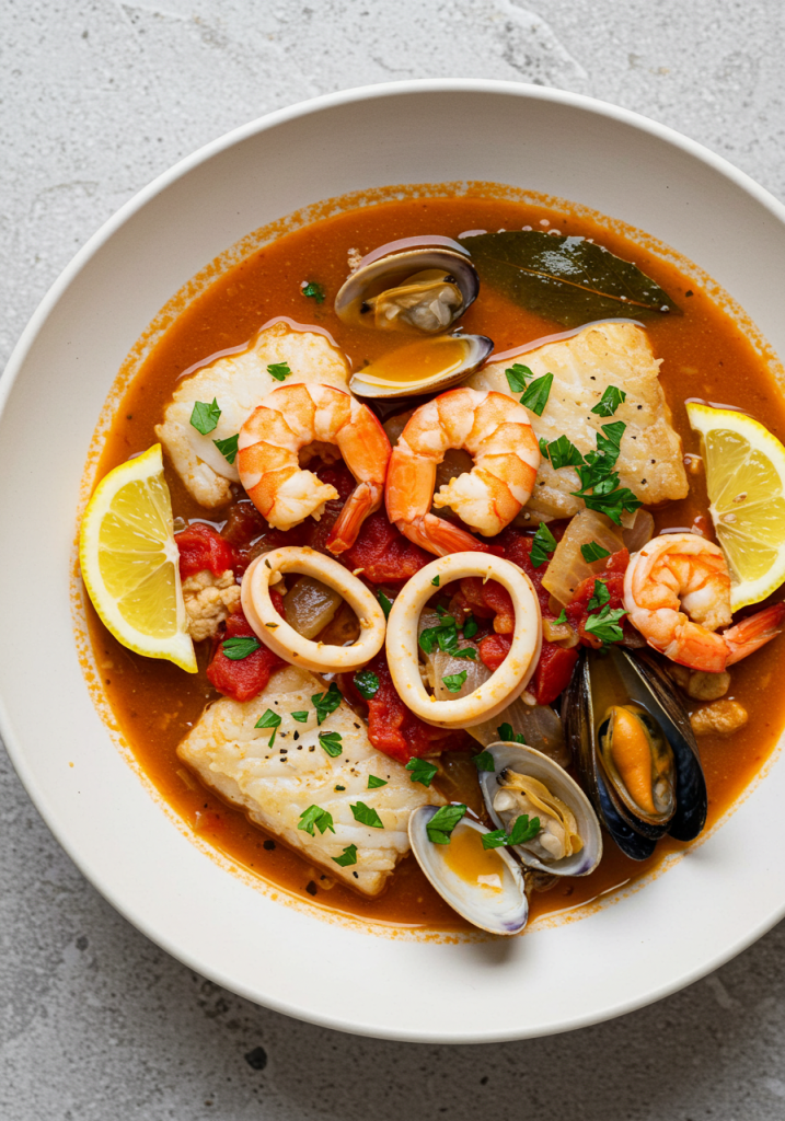 Italian Fisherman’s Stew (Cacciucco)