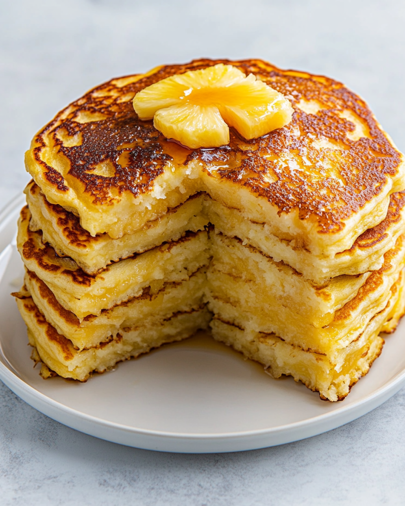 Upside Down Pineapple Pancakes