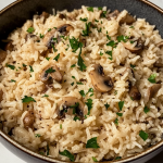 Garlic Butter & Mushroom Rice