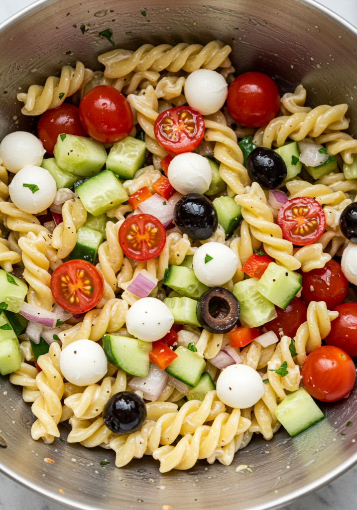 Italian Dressing Pasta Salad