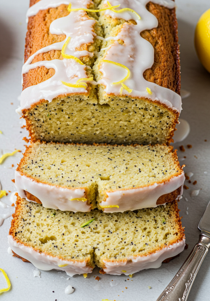 Lemon Poppy Seed Zucchini Bread