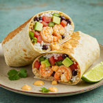 Old Bay Shrimp Burritos